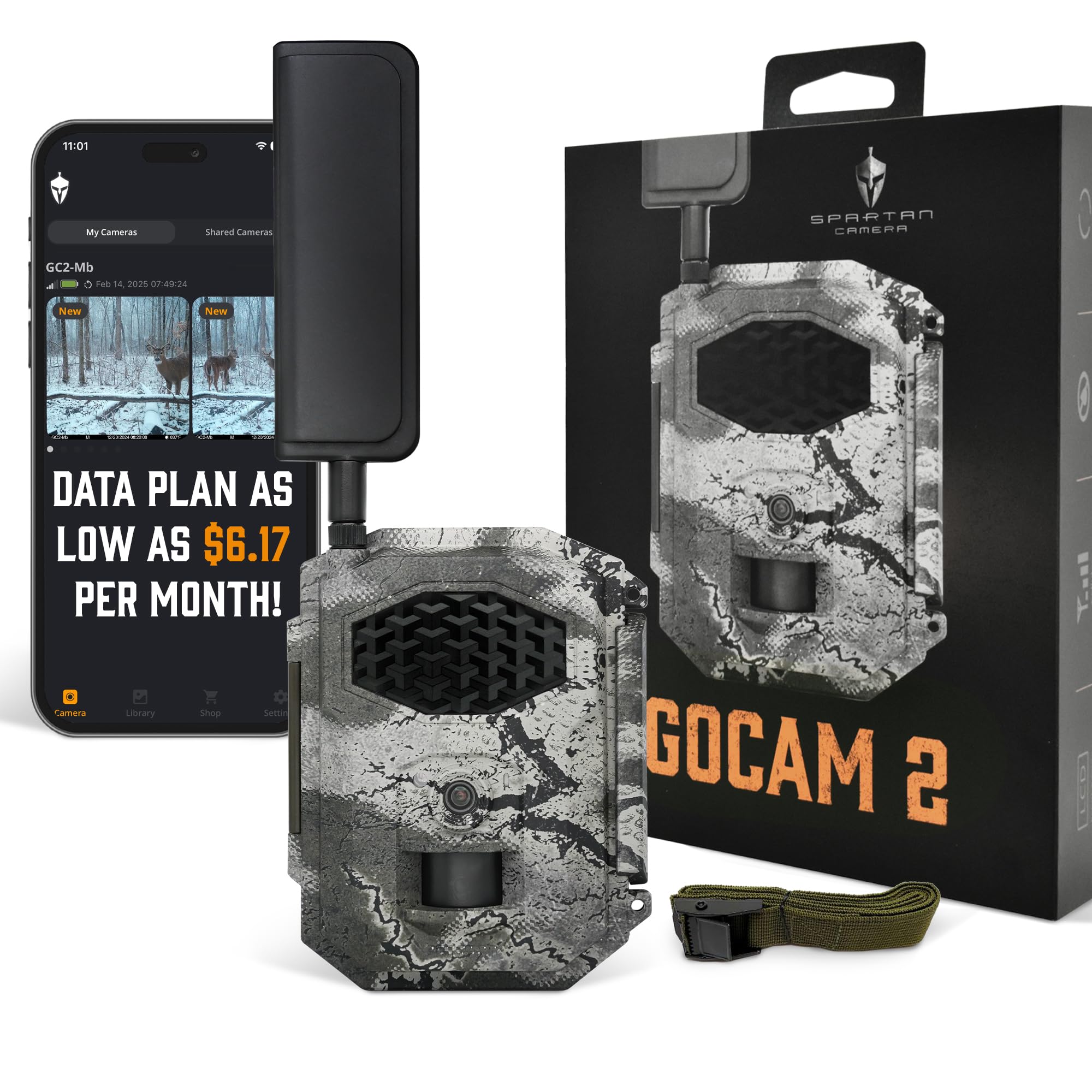 Spartan Camera GoCam2 QR setup enables quick activation and app pairing.