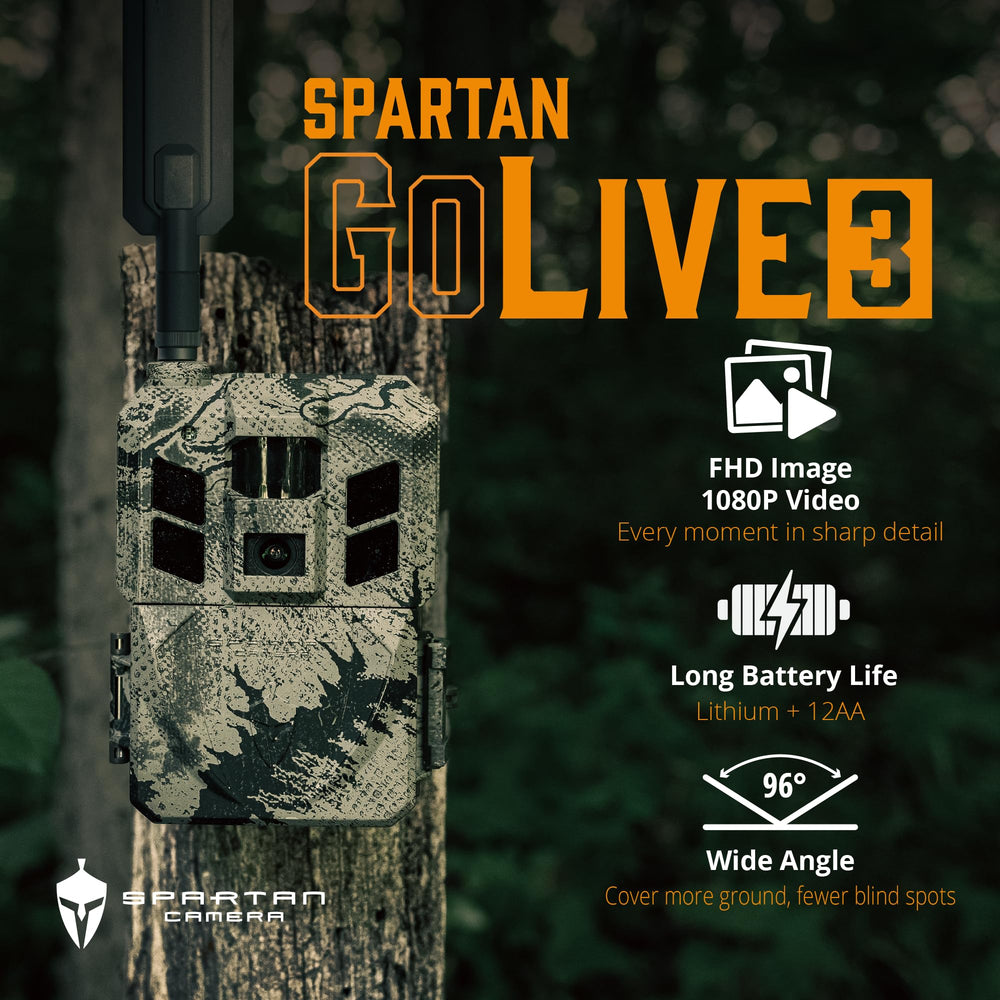 Spartan GoLive3 live streaming for real-time field monitoring.