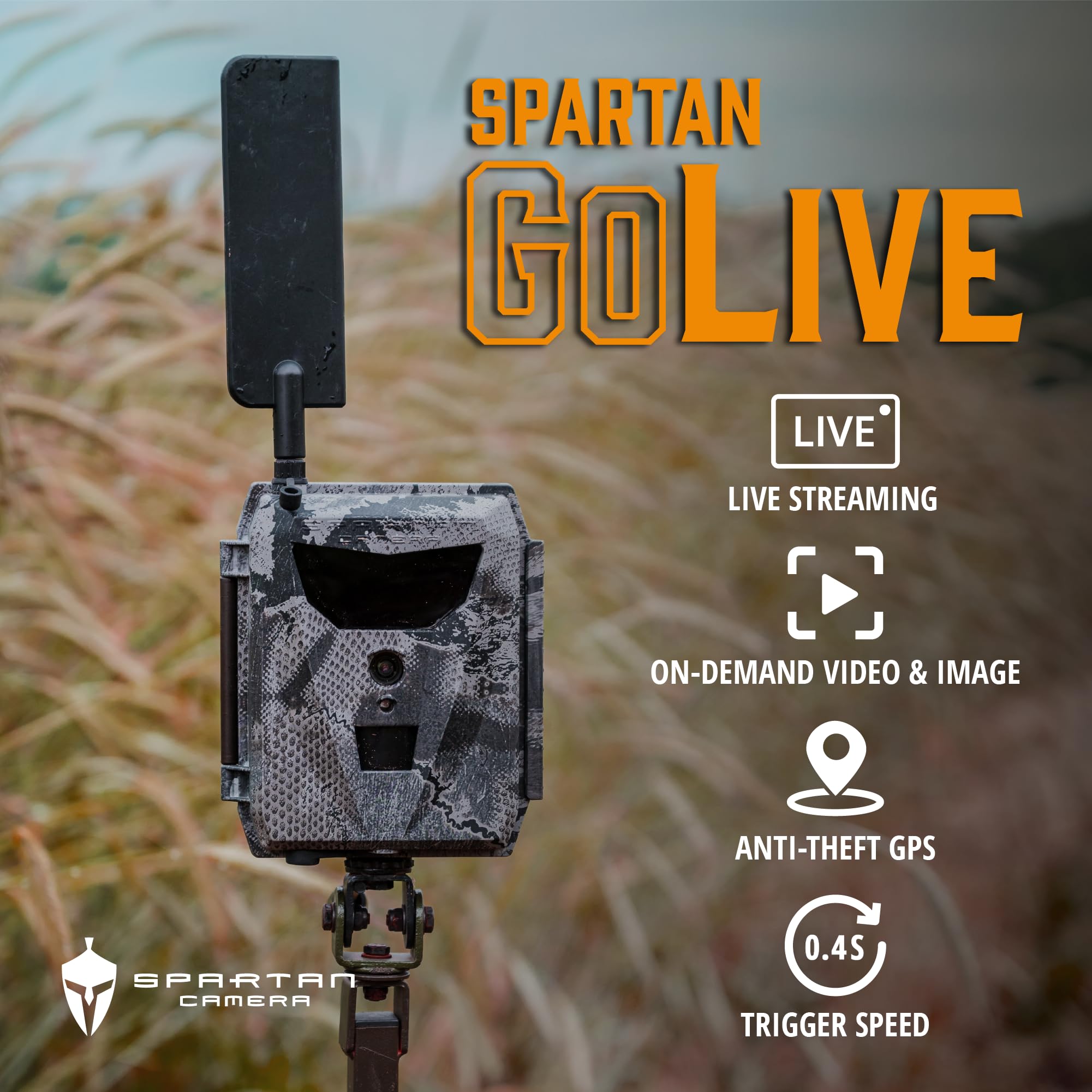 Spartan Camera GoLive on-demand capture shows real-time images when action unfolds.