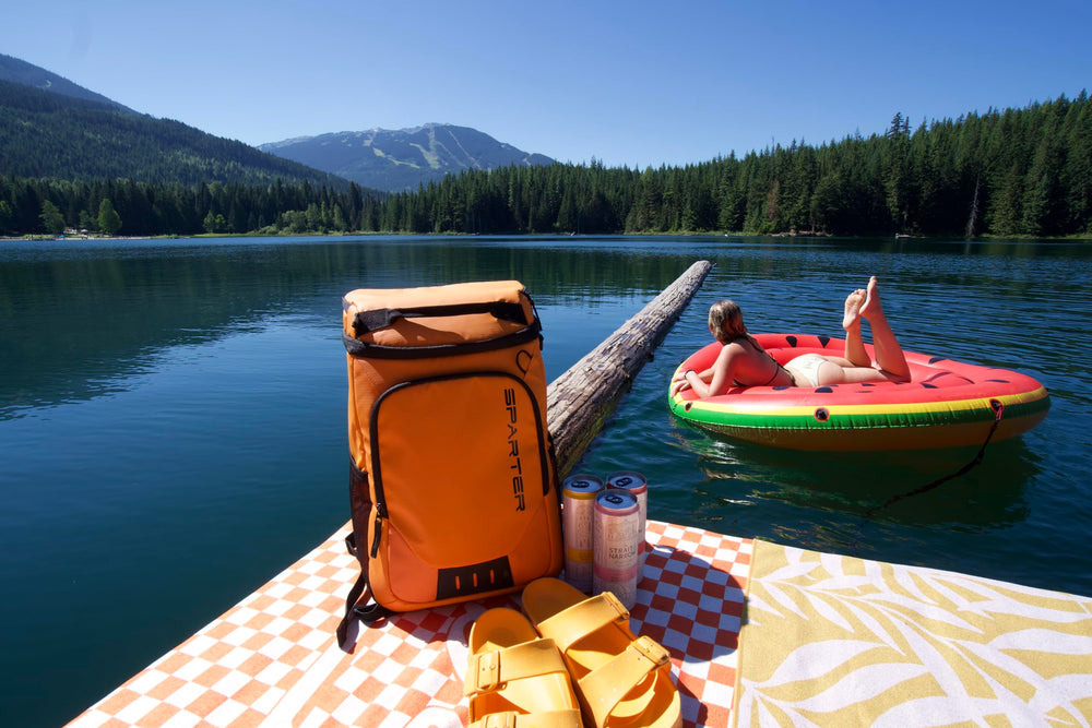 Sparter backpack cooler padded straps wear-test friendly for hiking and travel.