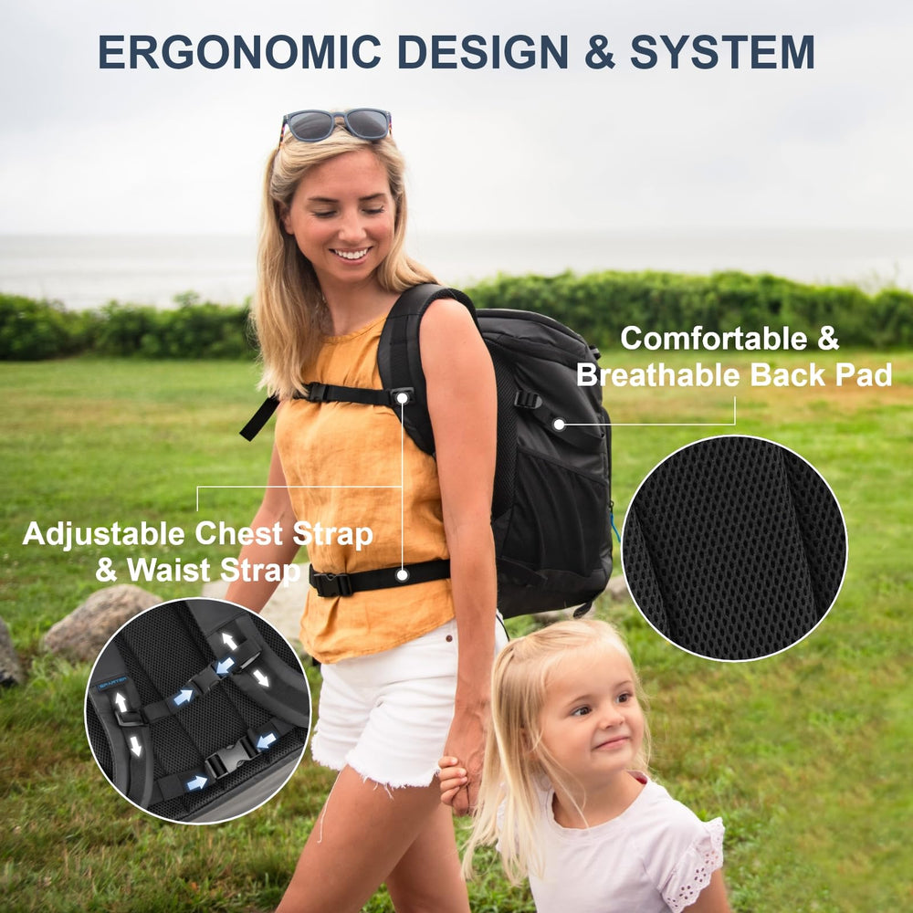 SPARTER Backpack Cooler sturdy nylon with waterproof coating for outdoor use