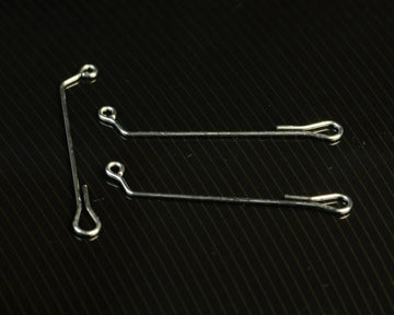 Spawn Fly Fish 60-degree jig shank in 40mm for lifelike side-to-side action.