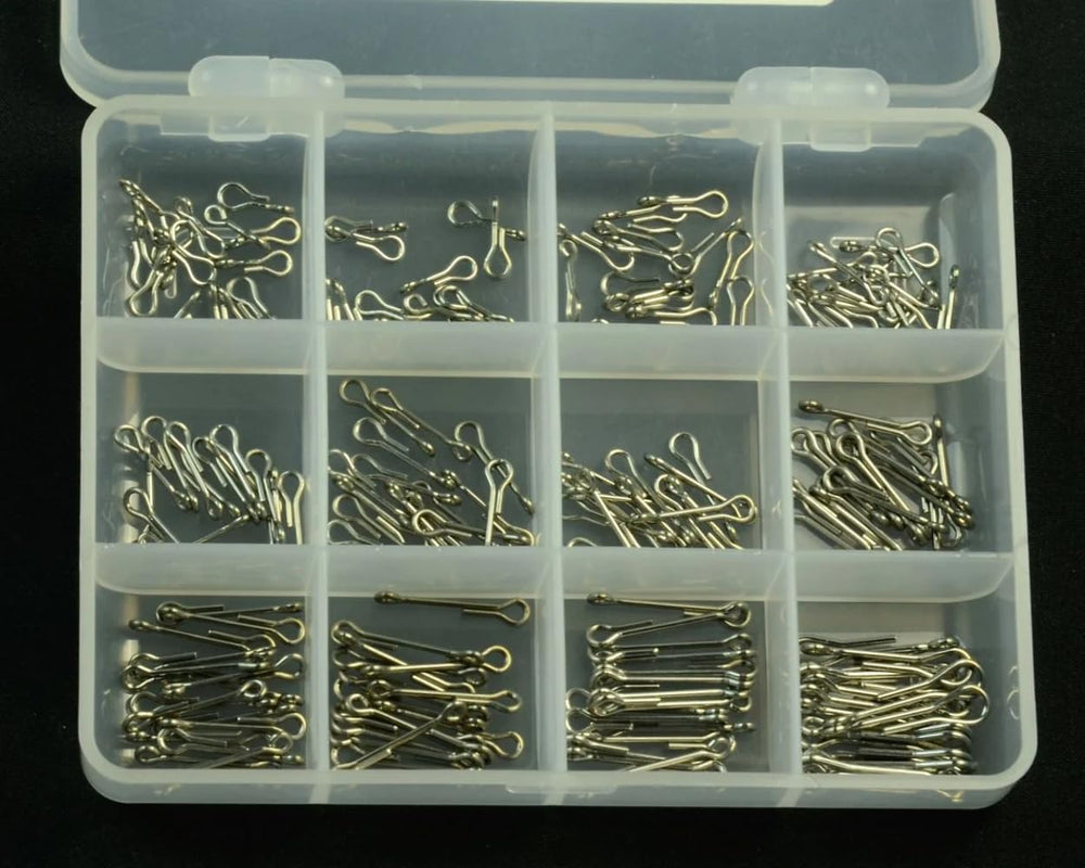 Spawn Fly Fish Super Shank 9-20mm 180-pack laid out for precise size selection.