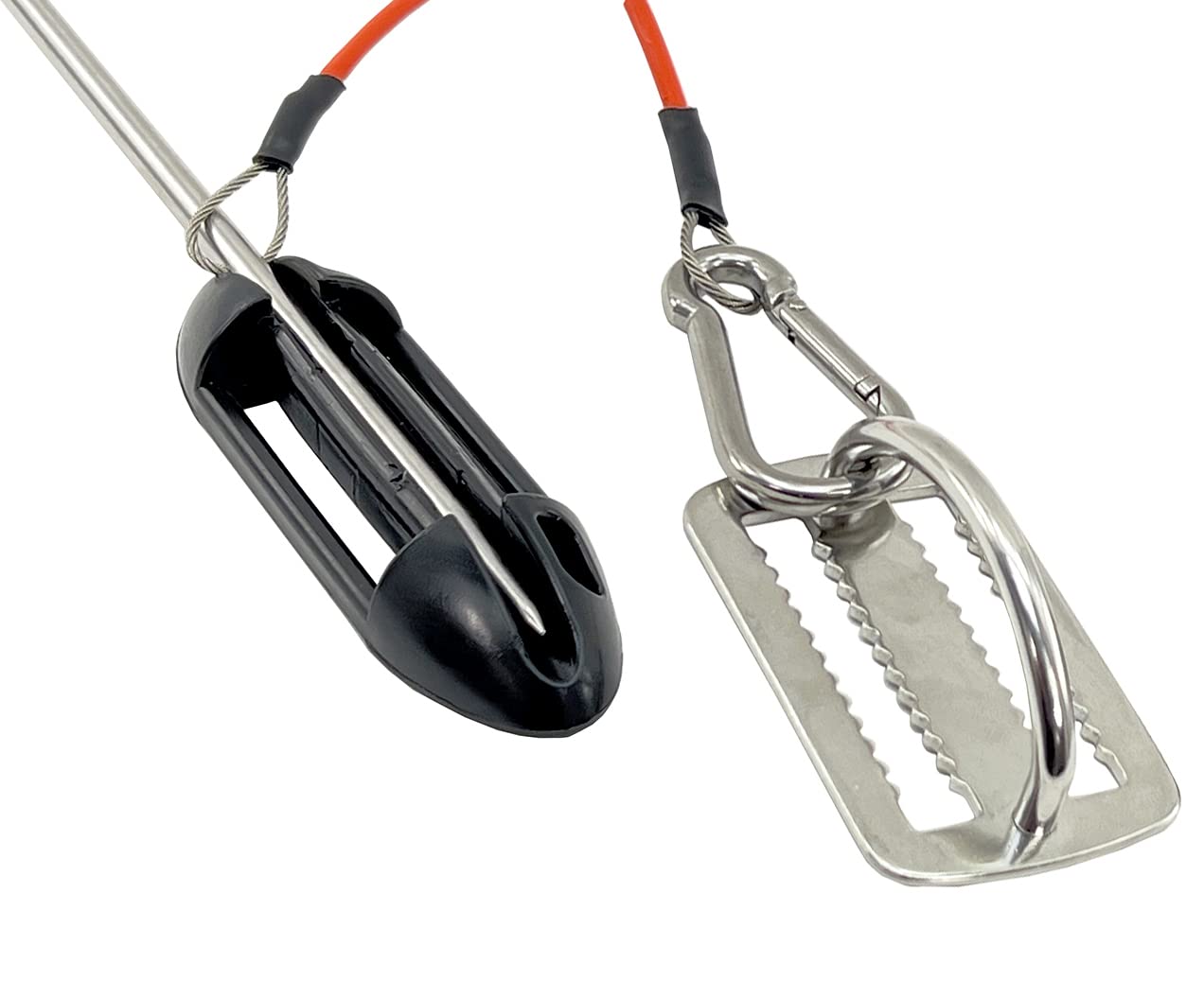 SPEARFISHING WORLD easy release by disconnecting carabiner streamlines post-dive cleanup