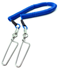 Spearfishing World speargun coil line extended for quick reloads and low drag