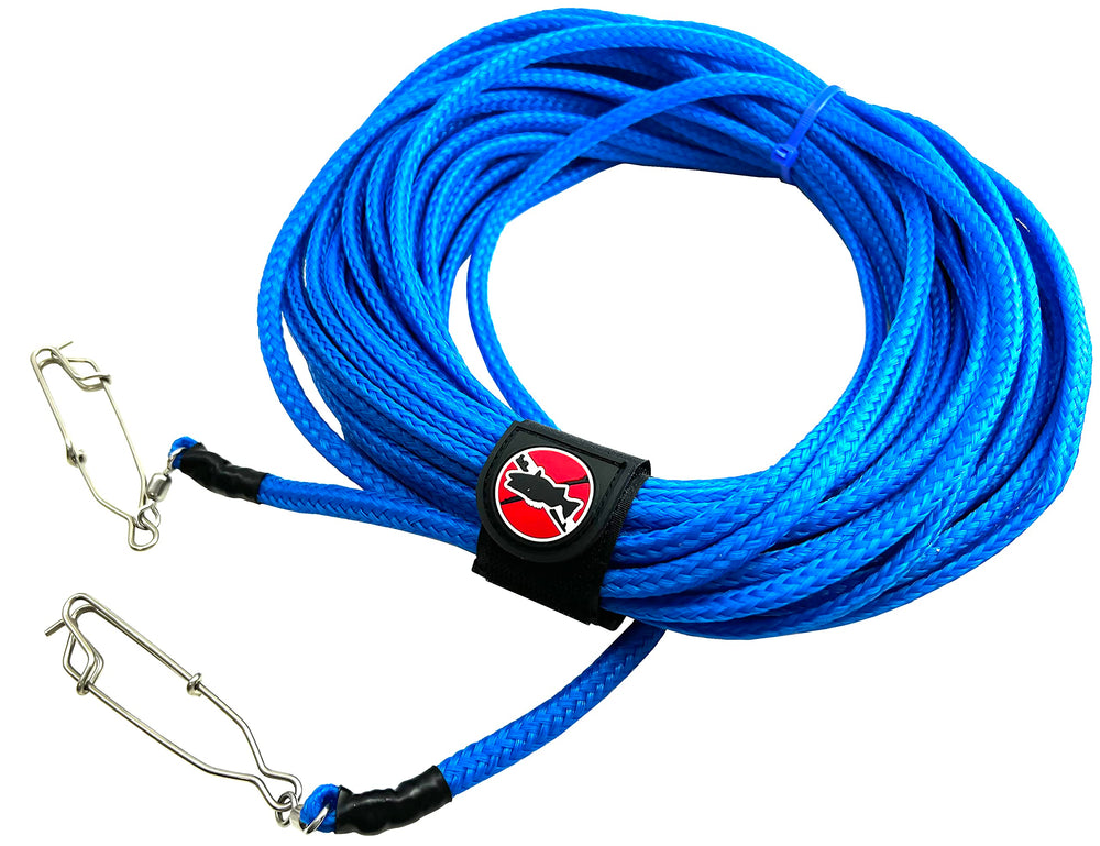 Diamond Braid Float Line 1/4-Inch Blue 80ft | SPEARFISHING WORLD ...