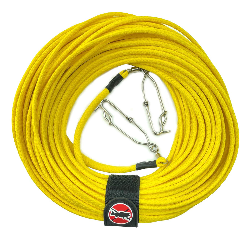 Spearfishing World tuna clips provide secure 400 lb attachments to gear.