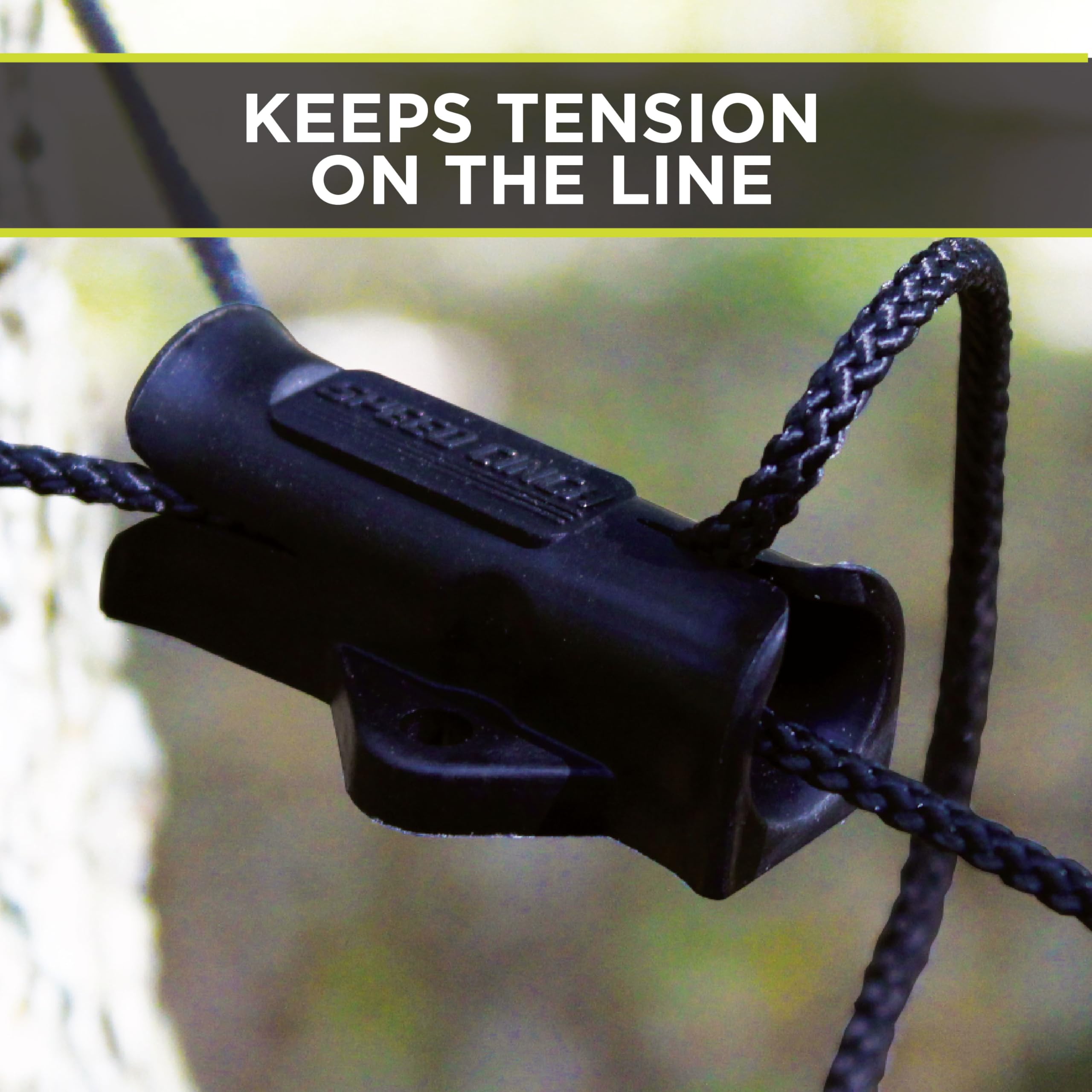 Speed Cinch SlotLock features impact-resistant nylon for durability.