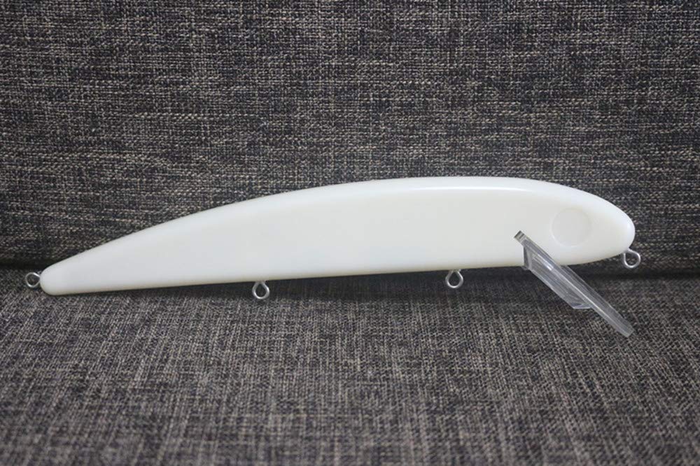 Speedlures Shelt 10-inch Jake blank for custom musky lure painting.