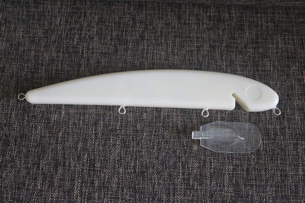 Unpainted Jake blanks from Speedlures Shelt, ideal for DIY lure building.
