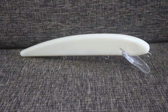 Jake musky blank by Speedlures Shelt, compatible with separate bill installation.