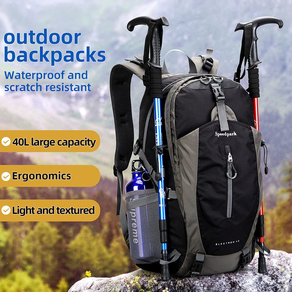 SPEEDPARK folding storage backpack helps compactly stow when not in use.