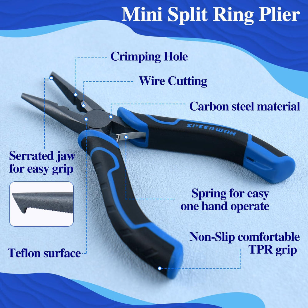 Ergonomic spring-loaded jaws reduce slippage during use.