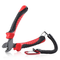 SPEEDWOX fishing crimping tool handle shows comfortable grip for extended use.