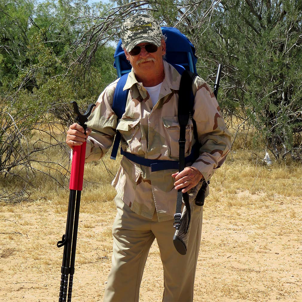 Speedy Pros camo cap camouflage pattern blending into surroundings.