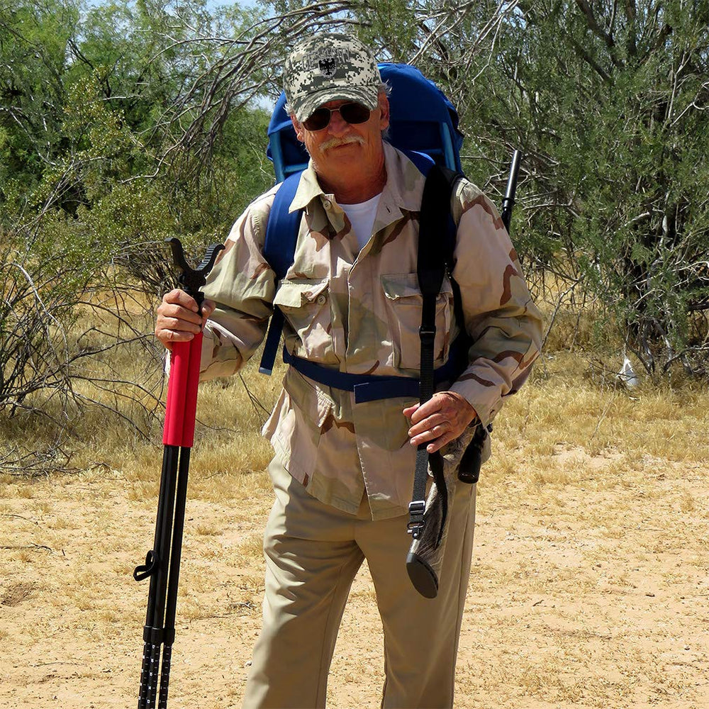 Speedy Pros camouflage hat designed to blend into natural environments.