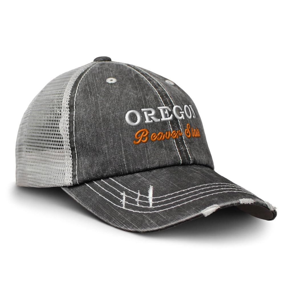 Speedy Pros Oregon Beaver State cap embroidery enhances bold detail for casual wear.
