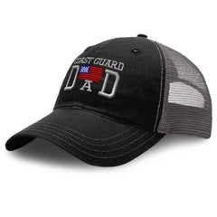Speedy Pros Richardson Coast Guard Dad embroidery close-up with crisp detail and durability.