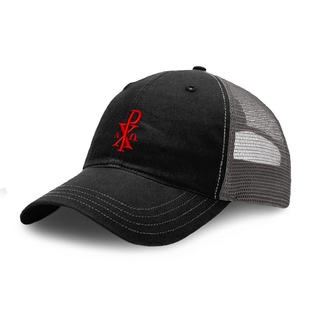Speedy Pros Richardson cap with Chi Rho Alpha Omega embroidery for everyday casual wear.