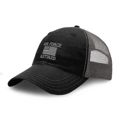 Speedy Pros Richardson Trucker Hat with US Air Force Retired embroidery for durable everyday wear