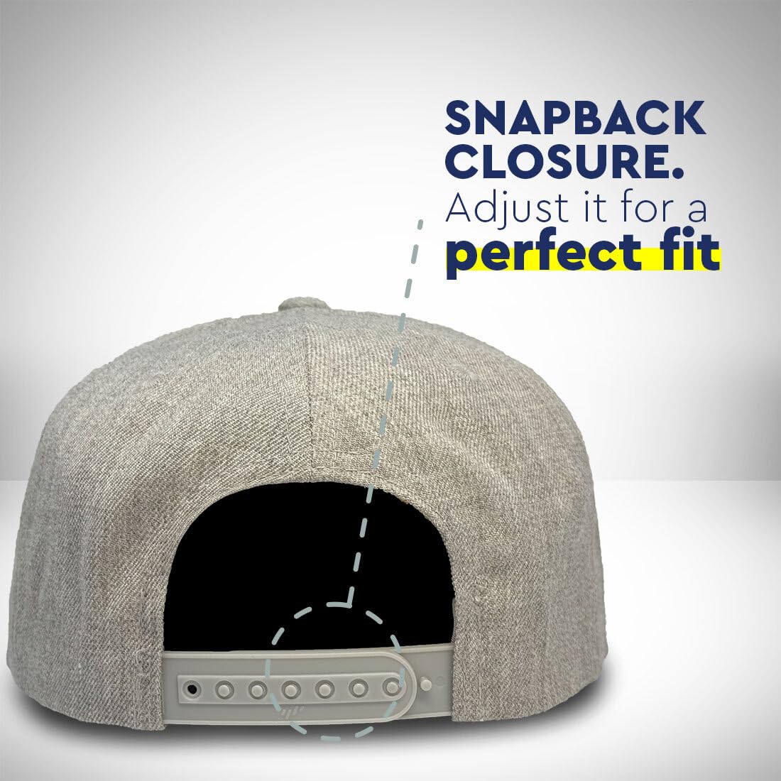 Speedy Pros unisex 6-panel design fits men and women comfortably.
