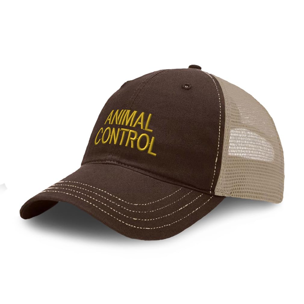 Speedy Pros Richardson soft mesh cap with Animal Control embroidery on front for everyday casual style.