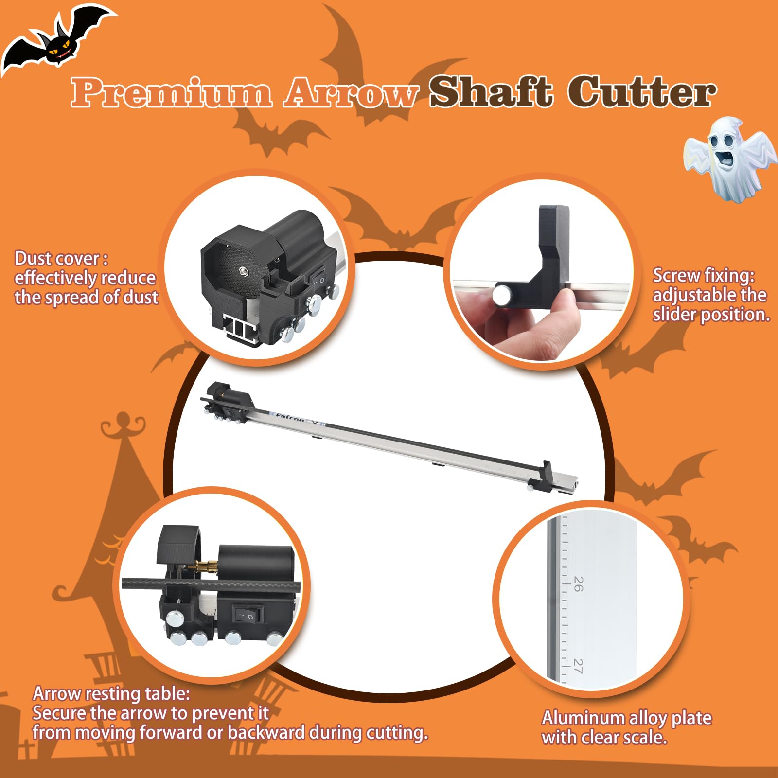 SPG Epoxy resin blades reduce shaft damage for smooth cuts.