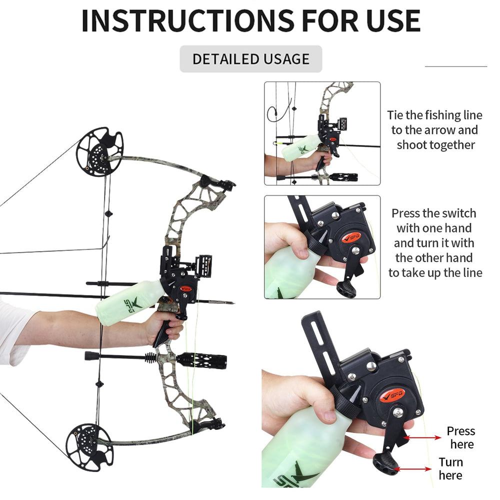 SPG Bowfishing Reel installation-friendly setup saves time on the water