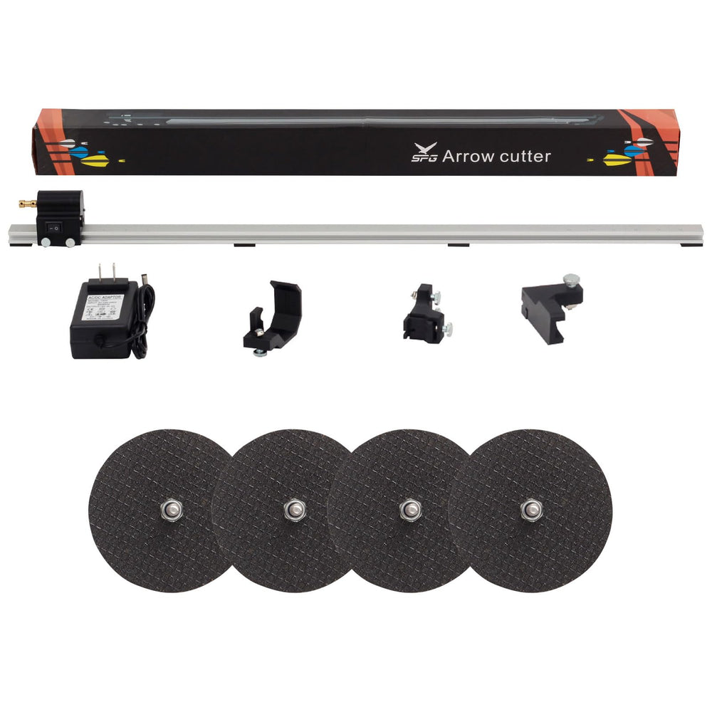 SPG Electric Arrow Saw full assembly showcases sturdy CNC-machined construction for precise cuts.