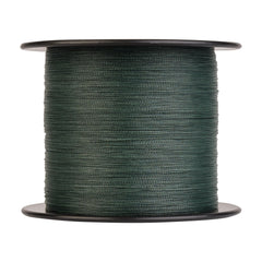 SpiderWire DuraBraid moss-green spool highlighting 3000-yard length.