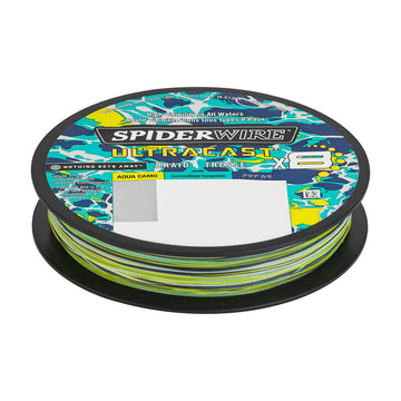 SpiderWire Vanish fluorocarbon leader promotes smooth casting and easy line flow.