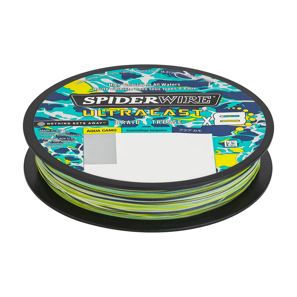 SpiderWire Vanish fluorocarbon leader promotes smooth casting and easy line flow.