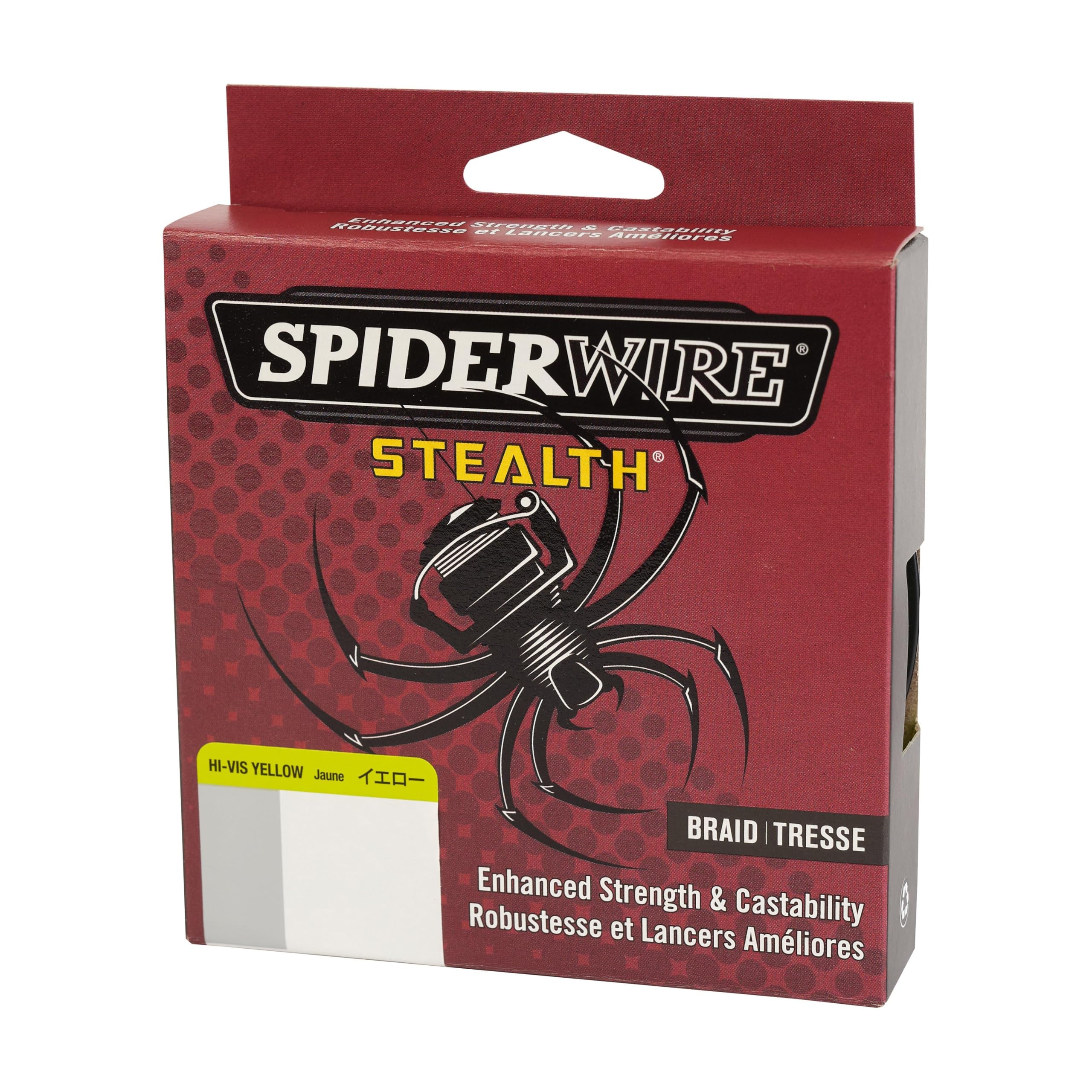 SpiderWire Stealth Braid 300yards shows design that resists digging on reels during long casts