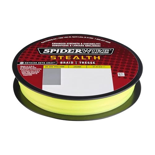 SpiderWire Stealth Braid 300yards Dyneema detail reveals microfibers for enhanced bite sensitivity