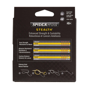 SpiderWire Stealth Braid 300yards image highlights saltwater and freshwater versatility for all season fishing