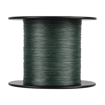 SpiderWire Stealth Braid passing through fishing guides with smooth, whisper-quiet performance.