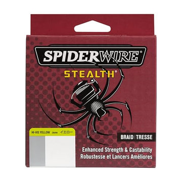 SpiderWire Stealth Braid fluoropolymer-treated microfibers promote easier, smoother line flow.
