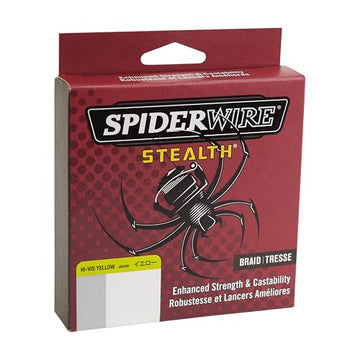 SpiderWire Stealth Braid whisper-quiet performance for stealthy presentations and bites.