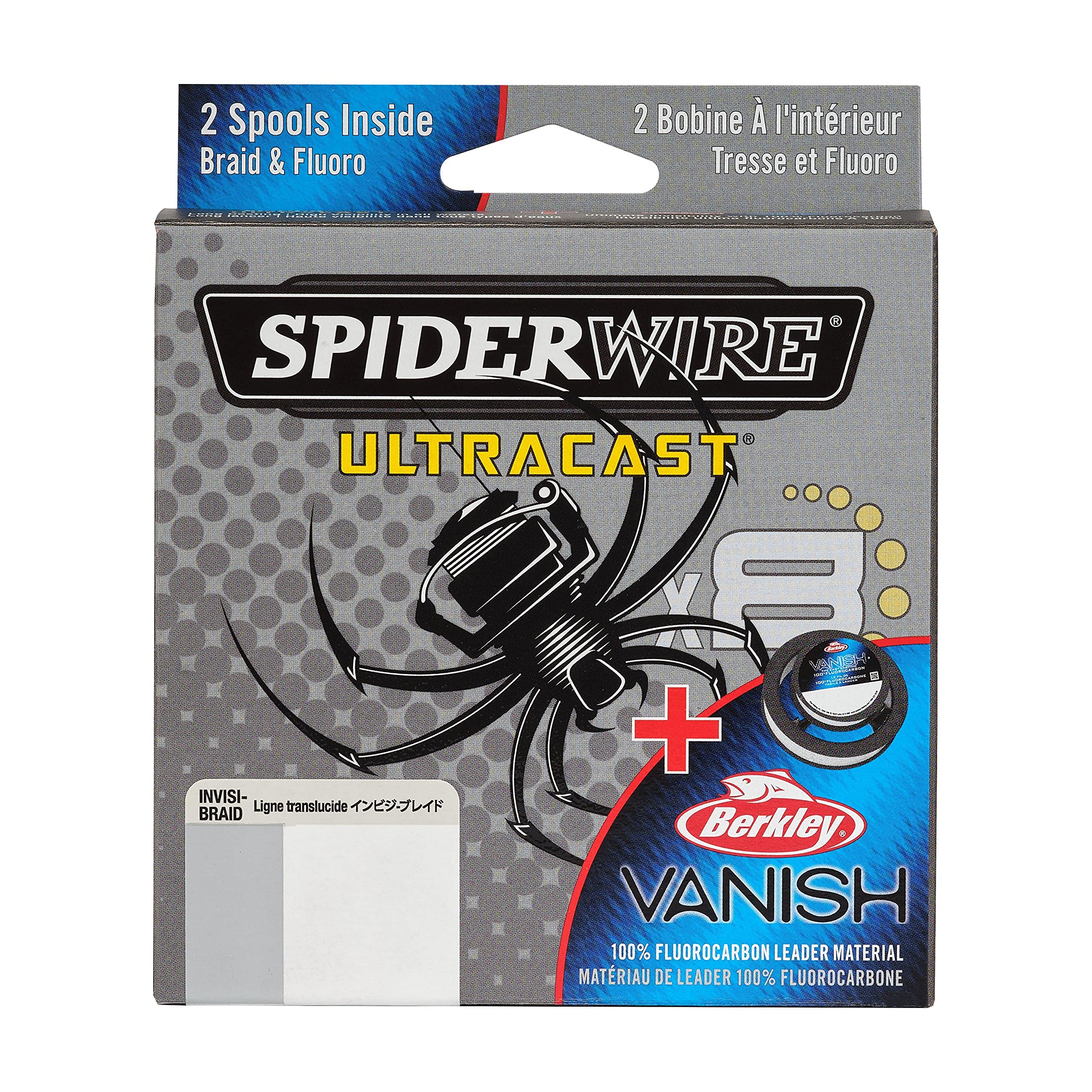 SpiderWire Ultracast braid enabling extended casting distance in water.