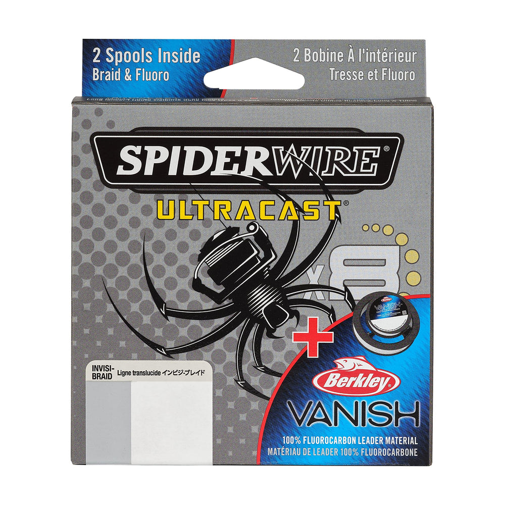 SpiderWire Ultracast braid enabling extended casting distance in water.