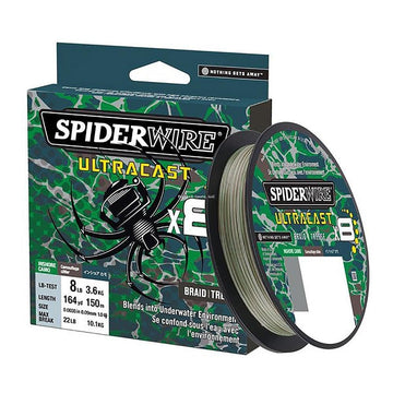 SpiderWire Value Filler Spool inshore camo for stealthy inshore casting and value