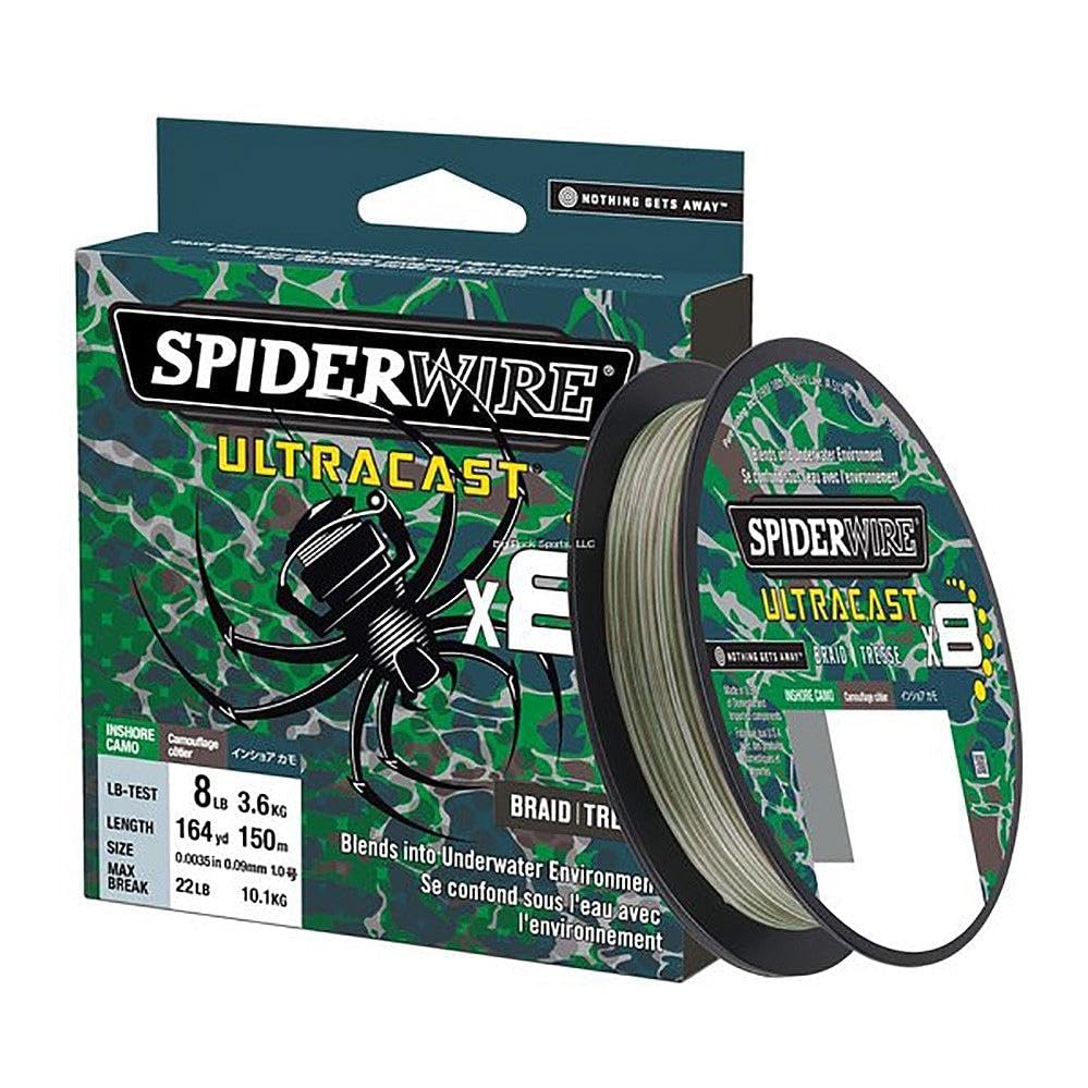 SpiderWire Value Filler Spool inshore camo for stealthy inshore casting and value