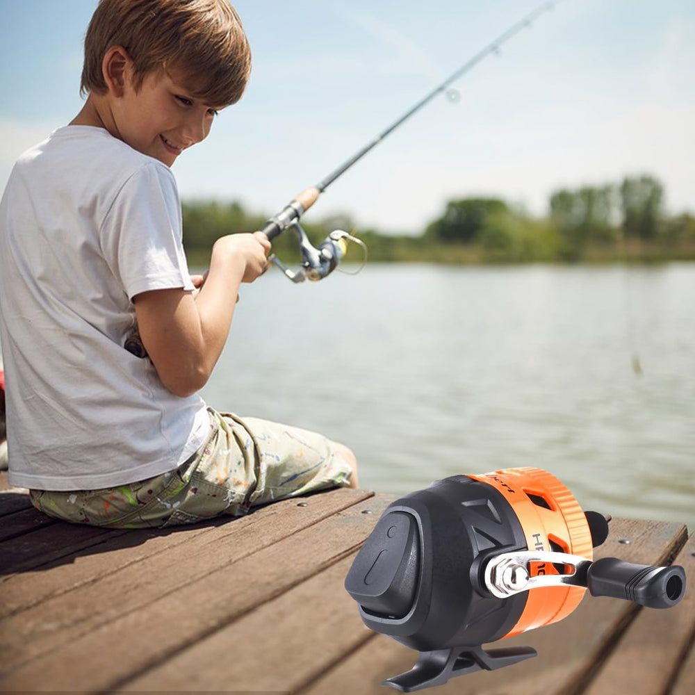 Family-friendly fishing reel designed for kids
