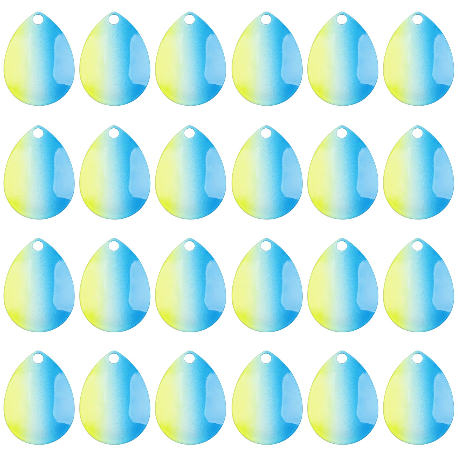 Colorful Colorado spinner blades assortment - multiple colors