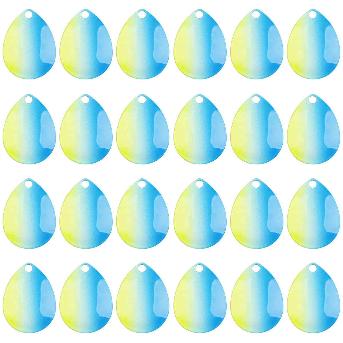 Colorful Colorado spinner blades assortment - multiple colors