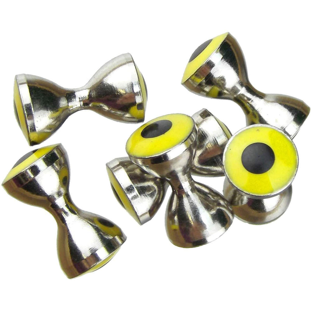 Spirit River Real Eyes Plus 1/4 inch nickel yellow enamel iris for durable, secure eyes.