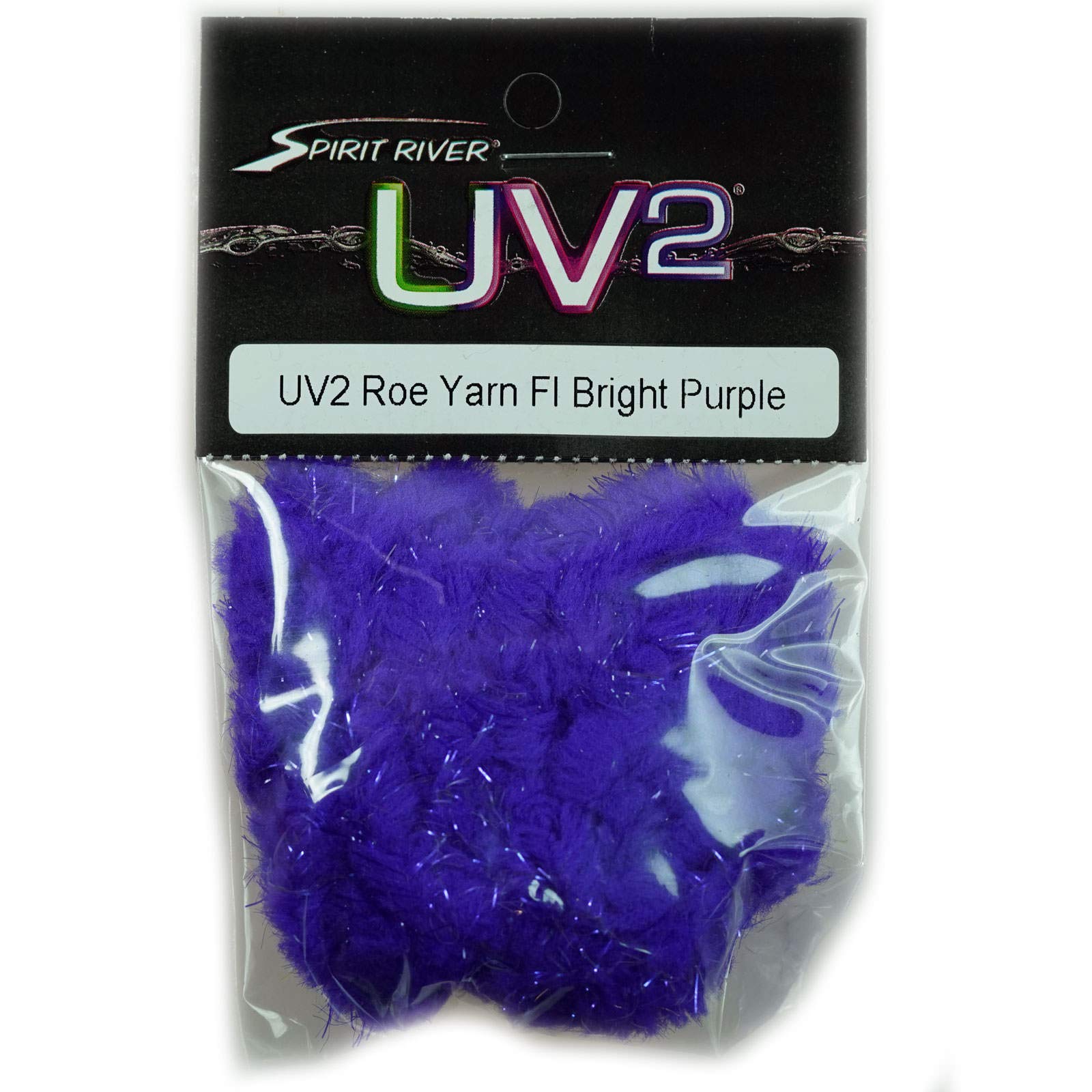 Spirit River UV2 Roe Yarn close-up showing high-visibility coating for egg patterns.