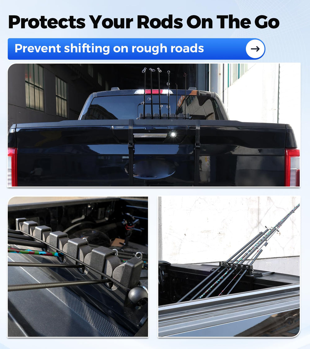 SPIRRELAB cam buckles secure straps for quick, tool-free installation.