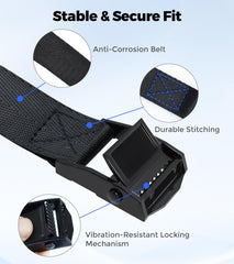 SPIRRELAB weatherproof ABS body resists rain and mud for durable outdoor use.