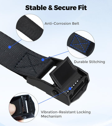 SPIRRELAB tailgate mount highlights anti-slip ridges for reliable grip on rough terrain.